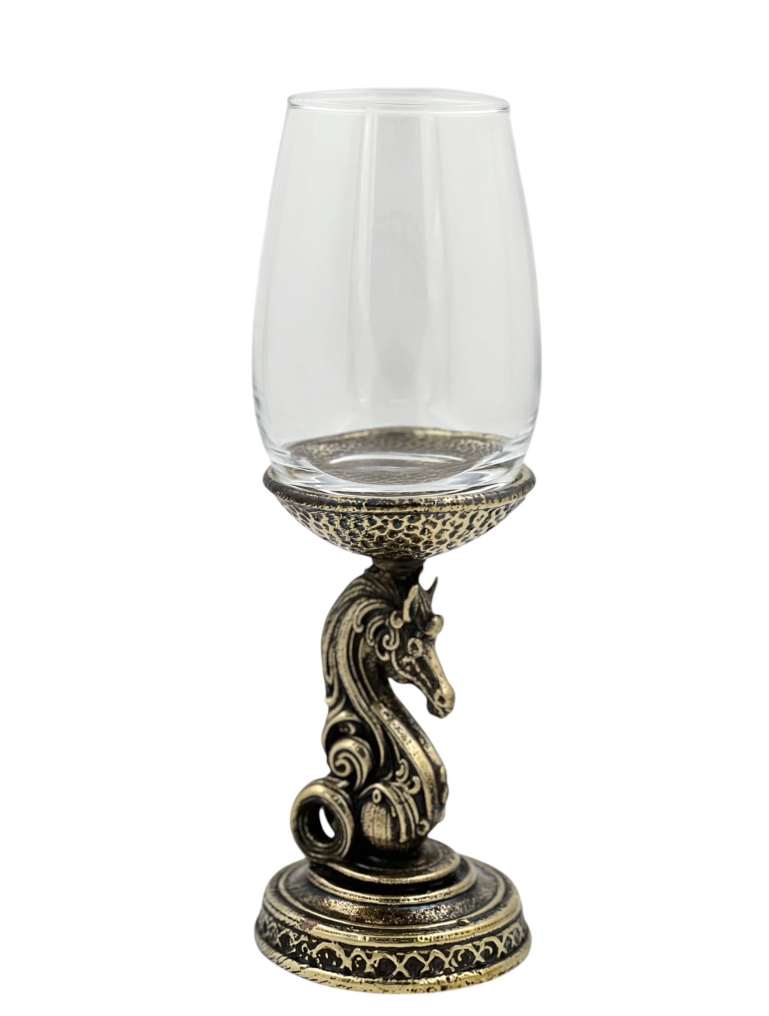 Set of 2/Set of 4 - Knight Wine Glasses