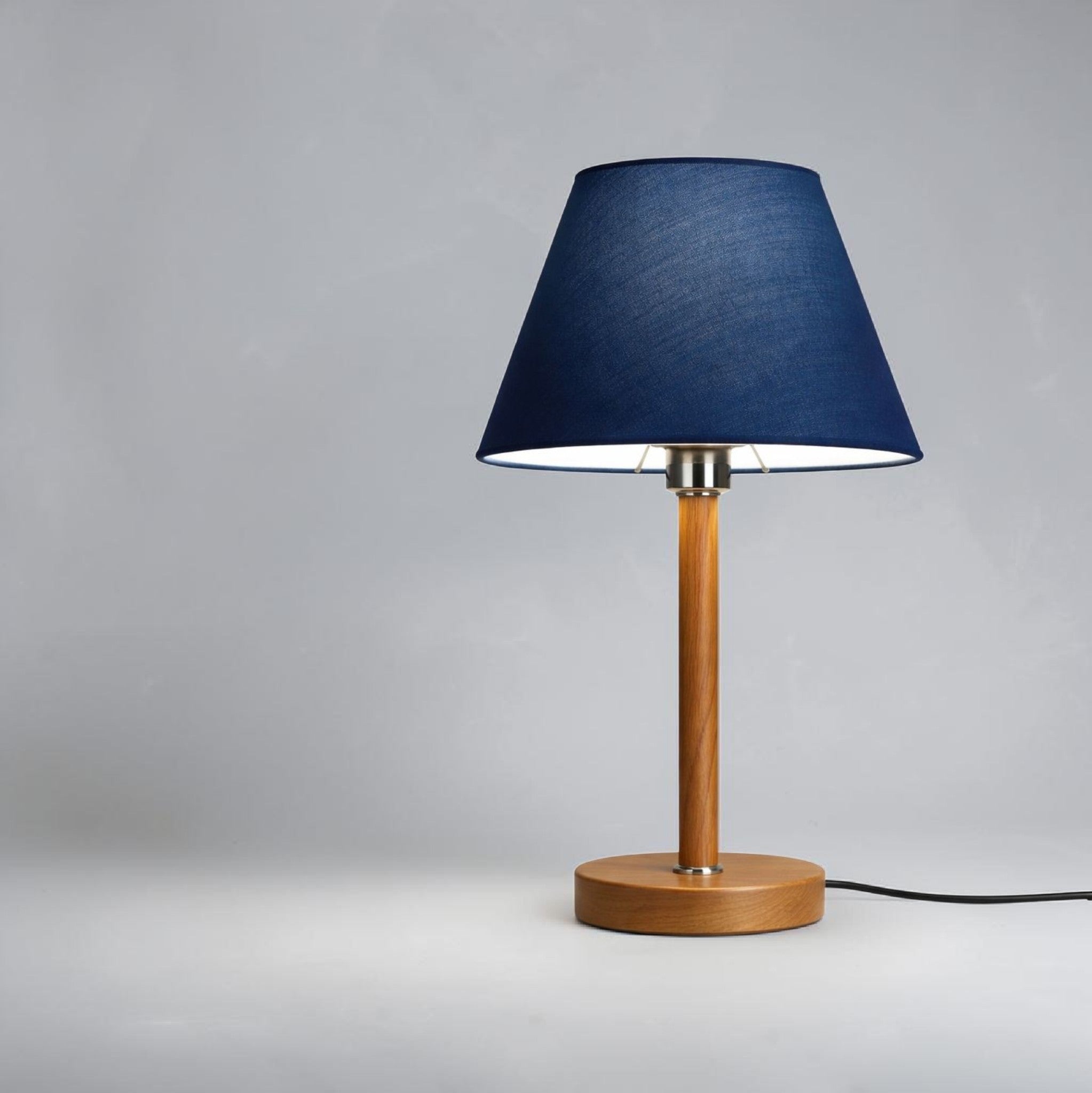 Noir Oak Table Lamp
