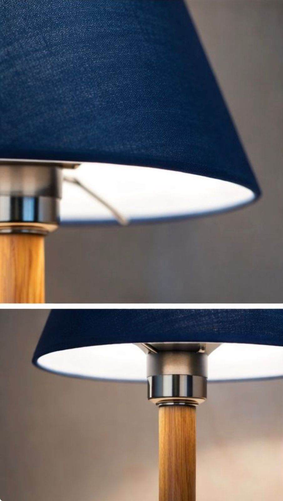 Noir Oak Table Lamp